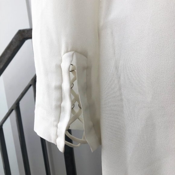 IRO White Lace-Front Dress - Picture 3 of 6